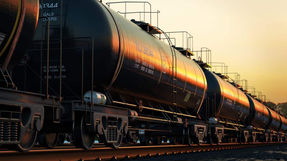 Rail freight transport for cargo